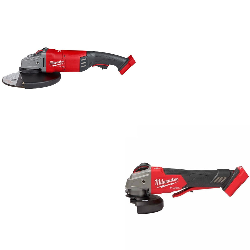 Milwaukee 2785-20 7"/9" Angle Grinder Kit W/ FREE 2888-20 4-1/2"/5" Grinder