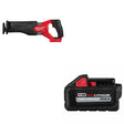 Milwaukee  2821-20 M18 FUEL Recip Saw W/ 48-11-1865 M18 XC6.0 Battery Pack