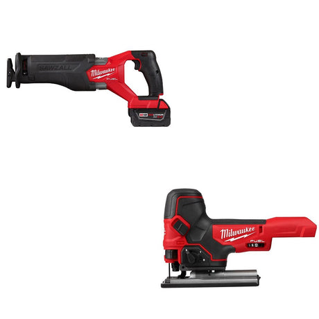 Milwaukee 2821-21 SAWZALL Recip Saw Kit W/ FREE 2737B-20 Barrel Jig Saw