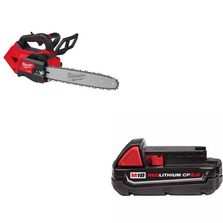 Milwaukee 2826-20T M18 FUEL 14" Chainsaw W/ 48-11-1820 M18 2.0 Battery Pack