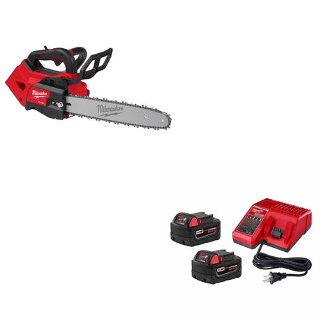 Milwaukee 2826-20T M18 FUEL 14" Chainsaw W/ 48-59-1852B M18 18V Starter Kit