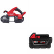 Milwaukee 2829-20 M18 FUEL Band Saw, Bare W/ 48-11-1850R M18 XC5.0 Battery