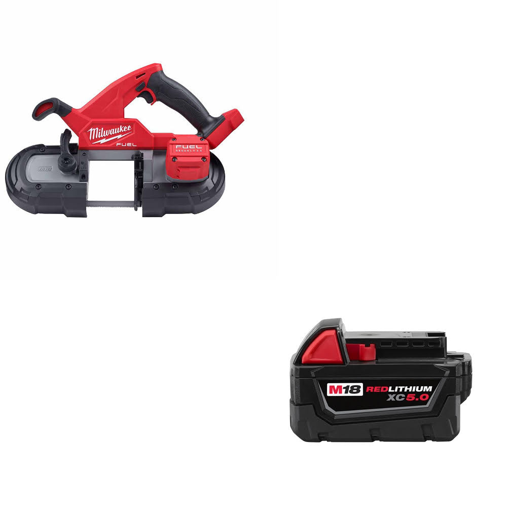 Milwaukee 2829-20 M18 FUEL Band Saw W/ FREE 48-11-1850 M18 XC5.0 Battery Pack