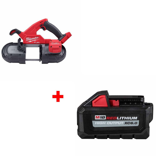 Milwaukee 2829-20 M18 FUEL Band Saw, Bare w/ FREE 48-11-1865 M18 Battery Pack