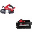 Milwaukee 2829-20 M18 FUEL Band Saw, Bare W/ FREE 48-11-1880 M18 XC8.0 BATTERY