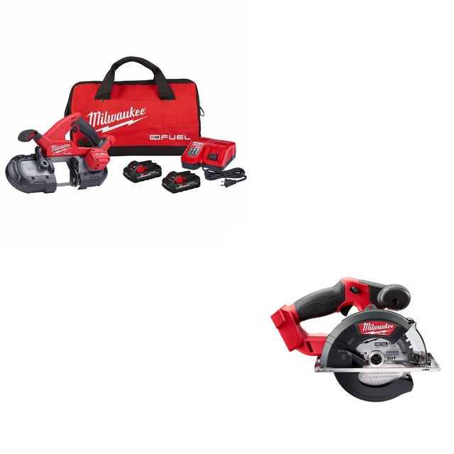 Milwaukee 2829-22 Compact Band Saw Kit W/ FREE 2782-20 Metal Saw
