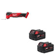 Milwaukee 2836-20 M18 FUEL Multi-Tool, Bare W/ 48-11-1852 M18 XC5.0 Battery, 2Pk