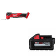 Milwaukee 2836-20 M18 FUEL Multi-Tool, Bare W/ 48-11-1865 M18 XC6.0 Battery Pack