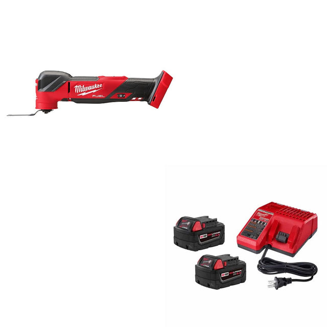 Milwaukee 2836-20 M18 FUEL Multi-Tool, Bare W/ 48-59-1852B M18 18V Starter Kit