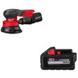 Milwaukee 2837-20 Random Orbital Sander Kit W/ FREE XC6.0 Battery