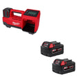 Milwaukee 2848-20 M18 Tire Inflator, Bare W/ 48-11-1852 M18 XC5.0 Battery, 2Pk