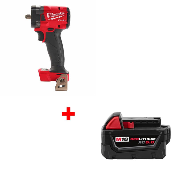 Milwaukee 2854-20 M18 FUEL 3/8" Impact Wrench w/ FREE 48-11-1850 Battery Pack