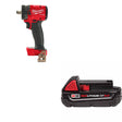 Milwaukee  2855-20 M18 FUEL 1/2" Impact Wrench W/ 48-11-1820 M18 Battery Pack