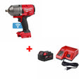 Milwaukee 2863-20 M18 FUEL Impact Wrench  w/ FREE 48-59-1850 M18 Starter Kit