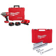Milwaukee 2863-22R High Torque Impact Wrench Kit W/ FREE Socket Set