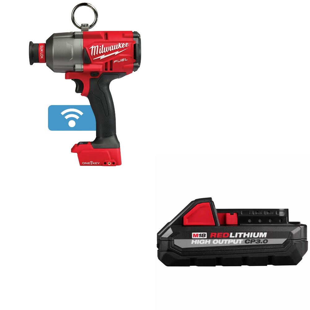 Milwaukee 2865-20 M18 FUEL 7/16" Impact Wrench W/ 48-11-1835 M18 CP3.0 Battery