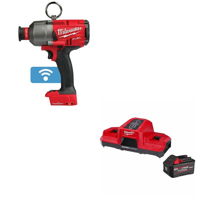 Milwaukee 2865-20 M18 FUEL 7/16" Impact Wrench W/ 48-59-1861 M18 18V Starter Kit