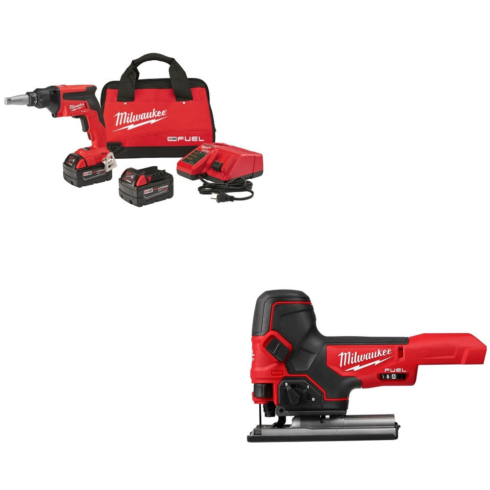 Milwaukee 2866-22 Drywall Screw Gun Kit W/ FREE 2737B-20 Jig Saw