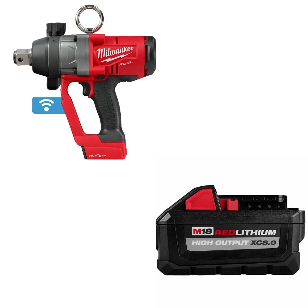 Milwaukee 2867-20 M18 FUEL Impact Wrench w/ FREE 48-11-1880 M18 XC8.0 BATTERY