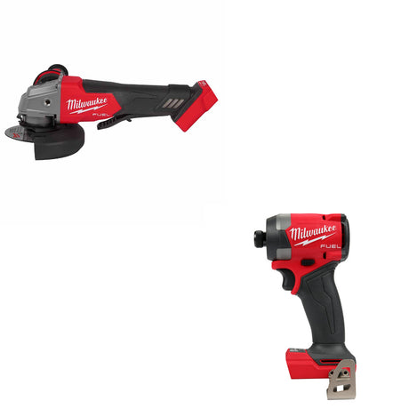 Milwaukee 2880-20 M18 FUEL Grinder W/ FREE 2953-20 M18 FUEL 1/4" Impact Driver