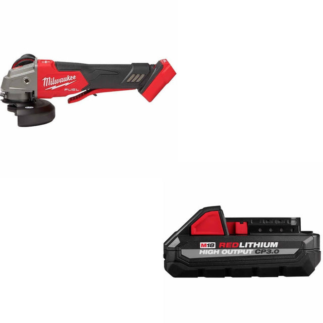 Milwaukee 2888-20 M18 FUEL 4-1/2"/5" Grinder W/ 48-11-1835 M18 CP3.0 Battery