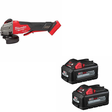 Milwaukee 2888-20 M18 FUEL 4-1/2"/5" Grinder W/ 48-11-1862 M18 XC6 Battery, 2Pk