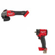 Milwaukee 2889-20 4-1/2" / 5" Braking Grinder, Slide Switch Lock-On W/ FREE 2854-20