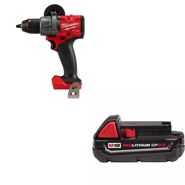 Milwaukee 2904-20 M18 FUEL 1/2" Drill/Driver W/ 48-11-1820 M18 2.0 Battery Pack