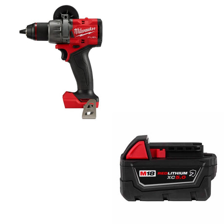 Milwaukee 2904-20 M18 FUEL 1/2" Drill/Driver W/ 48-11-1850R M18 XC5.0 Battery
