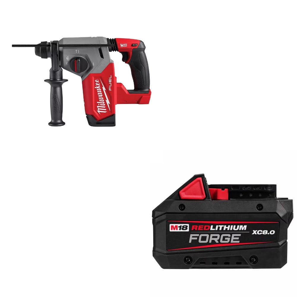 Milwaukee 2912-20 M18 FUEL Rotary Hammer W/ FREE 48-11-1881 M18 Battery Pack