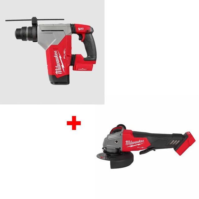 Milwaukee 2915-20 M18 FUEL Rotary Hammer, Bare w/ FREE 2880-20 M18 Grinder