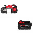Milwaukee 2929-20 M18 FUEL Deep Cut Band Saw W/ 48-11-1850R M18 XC5.0 Battery