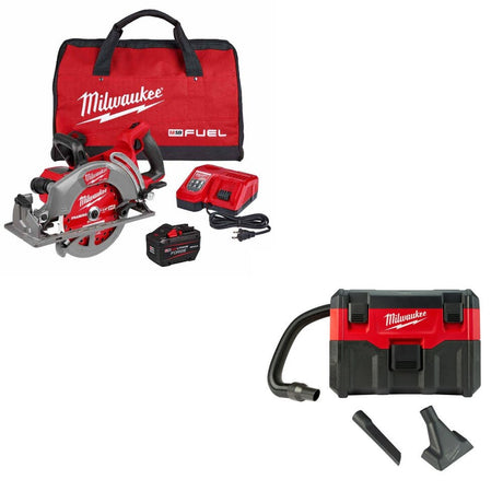 Milwaukee 2930-21HD Rear Handle Saw Kit W/ FREE 0880-20 Wet/Dry Vac