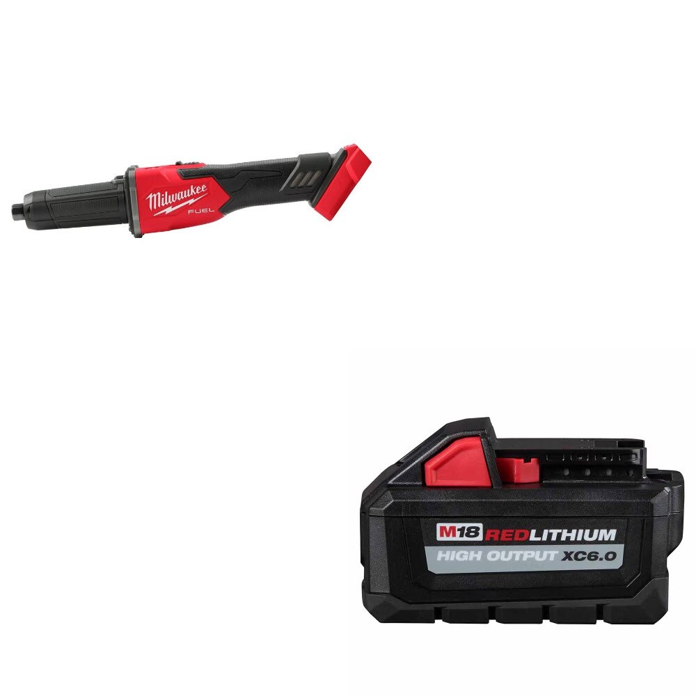 Milwaukee 2939-20 Die Grinder Kit W/ FREE 48-11-1865 XC6.0 Battery