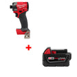 Milwaukee 2953-20 M18 FUEL Hex Impact Driver w/ FREE 48-11-1850 M18 Battery Pack