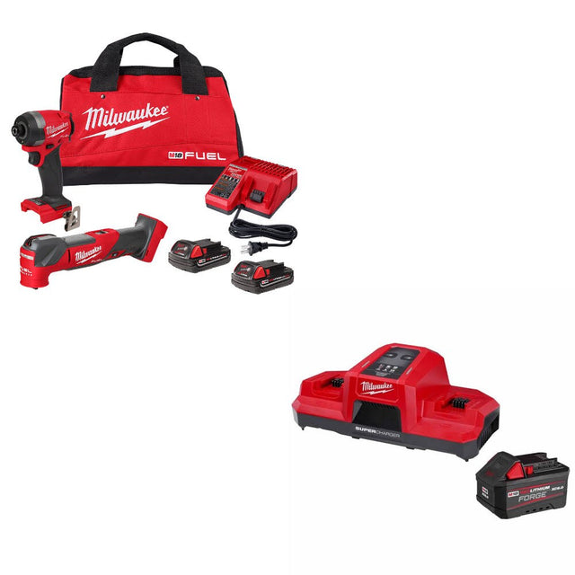 Milwaukee 2953-22MT M18 FUEL 2-Tool Combo Kit W/ 48-59-1861 M18 18V Starter Kit