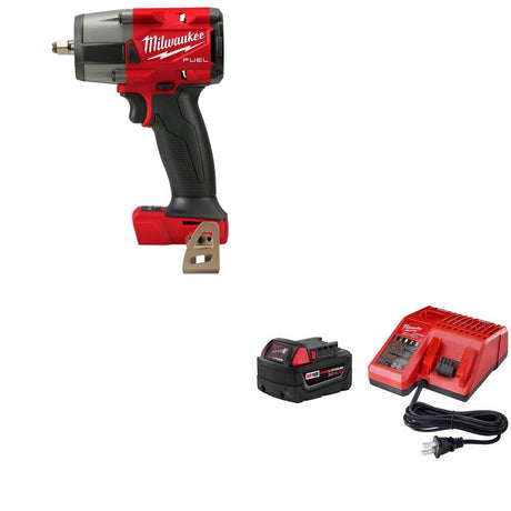 Milwaukee  2960-20 M18 FUEL 3/8" Impact Wrench W/ 48-59-1850 M18 Starter Kit