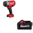 Milwaukee 2967-20 M18 FUEL 1/2" Impact Wrench W/ 48-11-1865 M18 Battery Pack