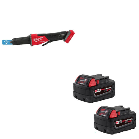 Milwaukee 2984-20 M18 FUEL Die Grinder W/ 48-11-1852 M18 XC5.0 Battery, 2 Pack