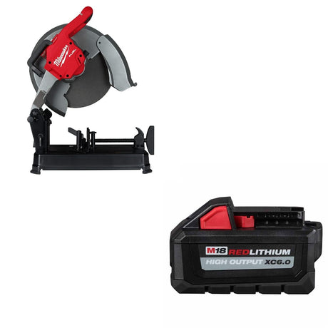 Milwaukee 2990-20 M18 Fuel 14" Chop Saw W/ FREE 48-11-1865 M18 Battery Pack