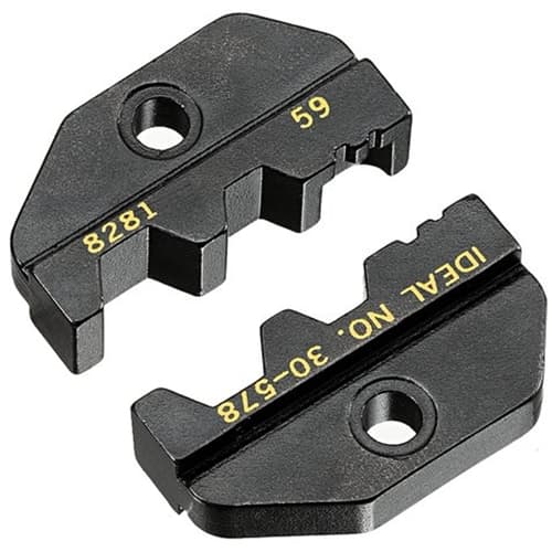 IDEAL 30-578 Die Set, RG-59, Rg-6, 8281/Quad, for Crimpmaster Crimp Tool Frame 30-506