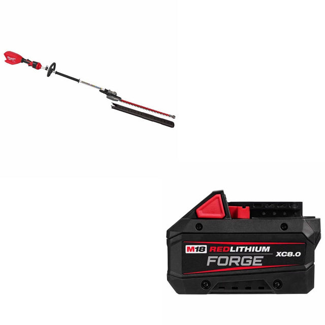 Milwaukee 3012-20 Hedge Trimmer Kit W/ FREE 48-11-1881 XC8.0 Battery