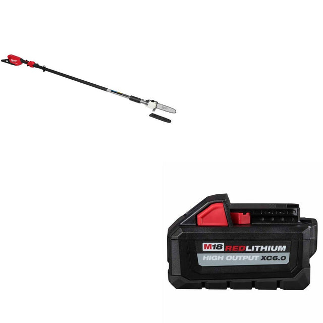 Milwaukee 3013-20 M18 FUEL Pole Saw W/ 48-11-1865 M18 XC6.0 Battery Pack