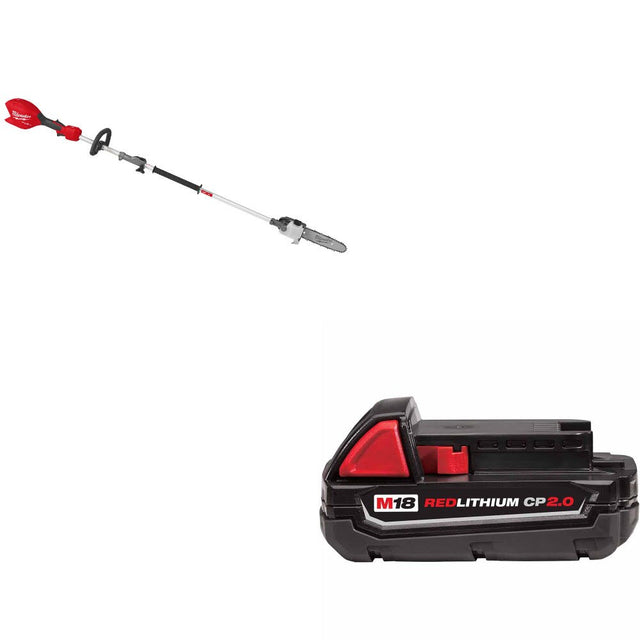 Milwaukee 3016-20PS M18 FUEL Pole Saw W/ 48-11-1820 M18 2.0 Compact Battery Pack