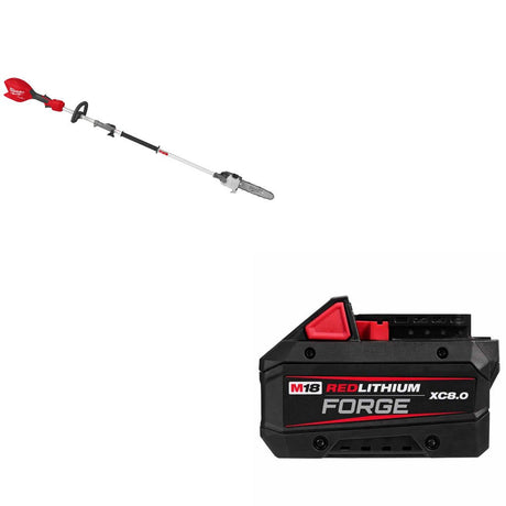 Milwaukee 3016-20PS M18 FUEL Pole Saw  W/ 48-11-1881 M18 XC8.0 Battery Pack