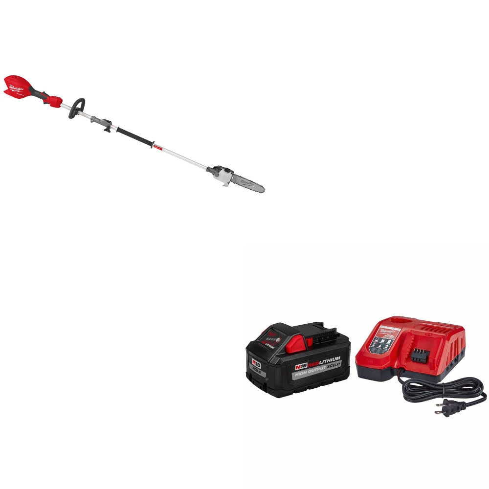 Milwaukee 3016-20PS M18 FUEL Pole Saw W/ 48-59-1880 M18 XC8.0 Starter Kit