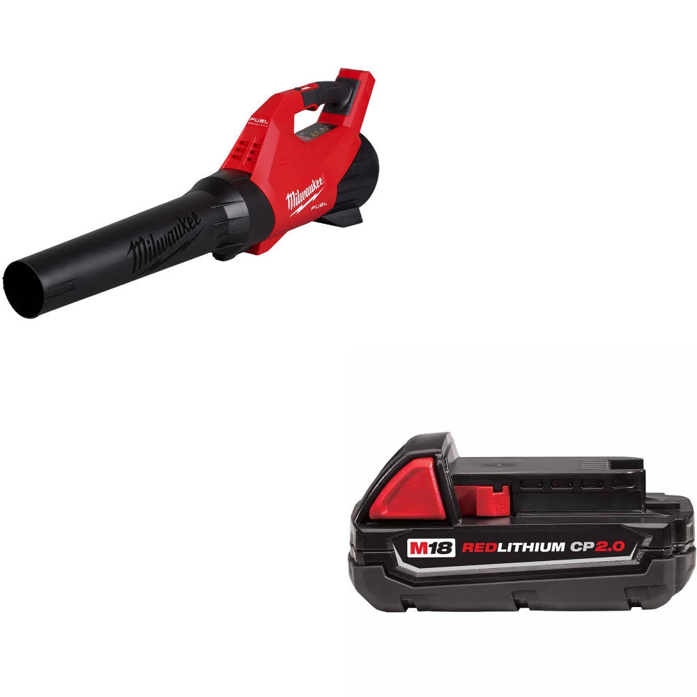 Milwaukee 3017-20 M18 FUEL Blower, Bare Tool W/ 48-11-1820 M18 2.0 Battery Pack