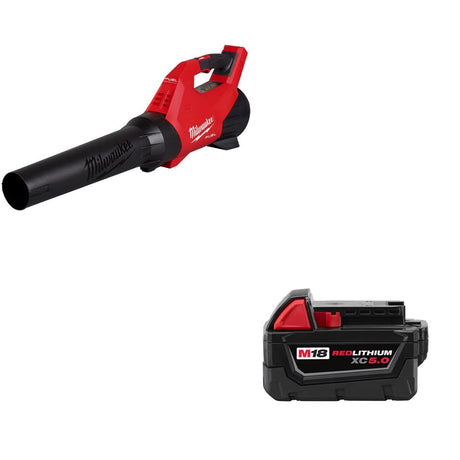 Milwaukee 3017-20 M18 FUEL Blower, Bare W/ 48-11-1850 M18 XC5.0 Battery Pack