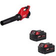 Milwaukee 3017-20 M18 FUEL Blower, Bare W/ 48-11-1852 M18 XC5.0 Battery, 2 Pack