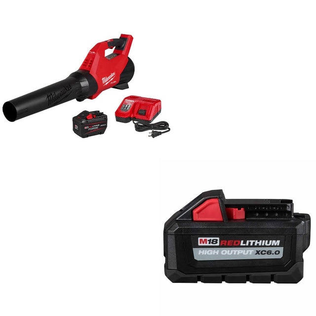 Milwaukee 3017-21HD M18 FUEL Blower Kit W/ FREE 48-11-1865 M18 XC6 Battery Pack